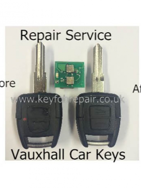 Vauxhall 2 Button Key Fob Repair Including New Case Astra Zafira Vectra Etc
